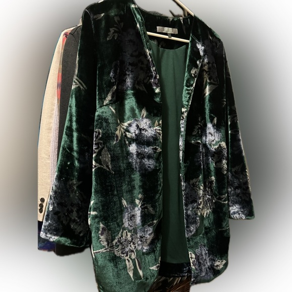 Anthropologie Eva Franco Velvet Jacket - Picture 2 of 3